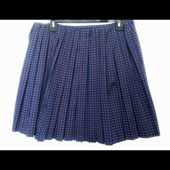 Tory Burch Klarissa Pleated Mini Skirt Size 8 - Picture 13 of 14